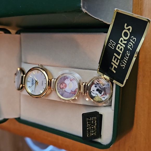 Helbros Photo Picture Bracelet Watch - Picture 2 of 6